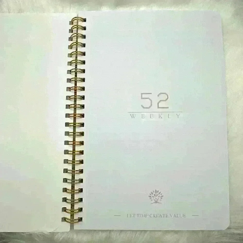 Weekly Planner and Pink Series Highlighter Pen Set Bundle